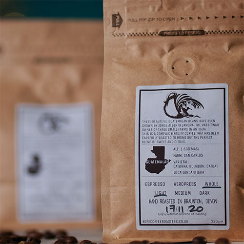 Guatemalan single origin coffee beans - 250g